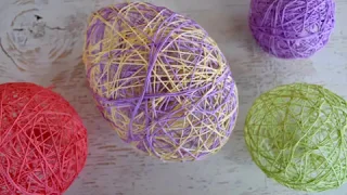 How to Make String Easter Eggs