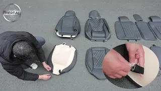 How to install the Full Coverage Universal Seat Covers?