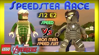 Speedster Series - Speed vs Iron Man Mk40 Race!! S12 E2 (LEGO Marvel's Avengers)