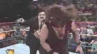 Undertaker Being Carried to the Ring by his Druids (8/19/96)