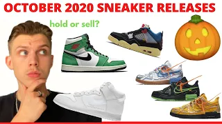 MOST HYPED Sneaker Releases In OCTOBER 2020 | Only 5 MINUTES - Sneakers To RESELL  | Hold OR Sell?