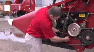 Case IH combine inspection point grain headers