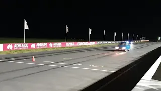 Roll Racing @ The Bend. Mazda 1300 Rotary vs gold R35 GTR