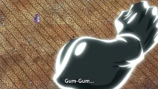 Luffy sees fujitora vs zoro, luffy wants defeat fujitora (English Sub)
