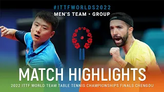 Highlights | Liang Jishan (USA) vs Daniel Gonzalez (PUR) | MT Grps | #ITTFWorlds2022