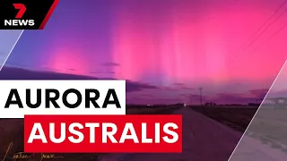 Stargazers have been treated to a rare display of Aurora Australis | 7 News Australia