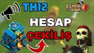 Clash of Clans belediye 12 hesap çekilişi bedava belediye 12 hesap çekilişi #çekiliş #çekiliş