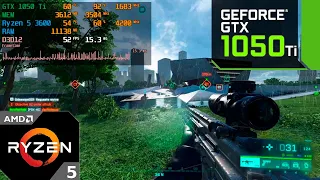 Battlefield 2042 : GTX 1050 Ti + Ryzen 5 3600 : 1080p - 900p - 720p Low Settings