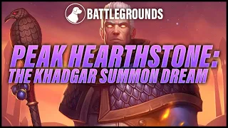 This is Peak Hearthstone: The Khadgar Summoning Dream | Dogdog Hearthstone Battlegrounds