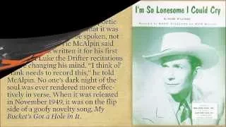 Hank Williams - I'm Lonesome I Could Cry [The Unreleased Records - HQ]