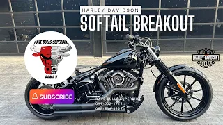 #รีวิวฮาร์เล่ย์ HD SOFTAIL BREAKOUT™️ เครื่องScreamin Eagle 110Cubic (1800CC) หล่อเท่ แต่งเทพ🫶🏻