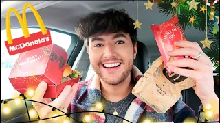 Tasting the FULL MCDONALDS CHRISTMAS MENU (UK 2021!!!)