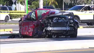 Driver may have been racing prior to fatal North Miami crash, police say