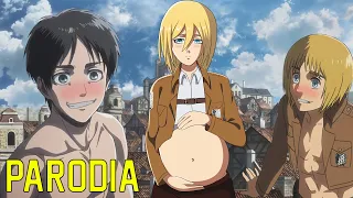 Eren el CALIENTE y Armin el GOLOSAL con la BENDICIÓN de Historia #Especial - Parodia