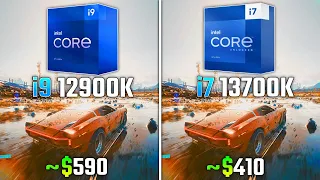 INTEL i9-12900K vs INTEL i7-13700K | Test in 6 Games