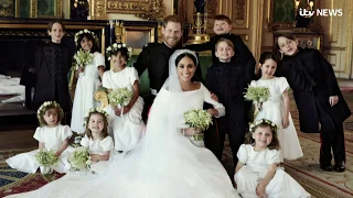 Harry and Meghan's official wedding photographs released | ITV News