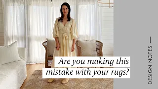 Are you making this mistake with your rugs?