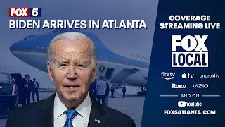 WATCH LIVE: President Biden arrives in Atlanta | FOX 5 NEWS