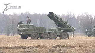 Ураган накрыл Полесье (Hurricane in Polesye: Multiple Rocket Launcher Uragan Firing)