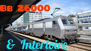 [HD] les Trains Interloire en BB 26000 et rames Corail Orléans Nantes le Croisic