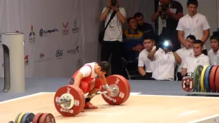 Almaty 2014 Men 56 kg Kim Tuan Thach snatch 135 kg