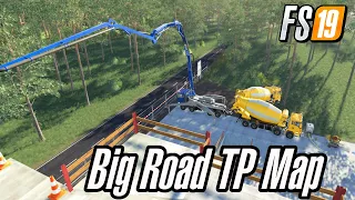 FS19 Secret Beton Selling Trigger Big Road TP Map Farming Simulator 19 Mods