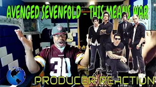 Avenged Sevenfold   This Means War Official Music Video - Producer Reaction