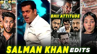 Pakistani Reaction on Salman Khan Attitude Videos 🔥| Salman Khan Angry Moments