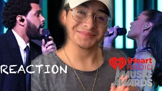 The Weeknd & Ariana Grande - IHeartRadio (Save Your Tears) live performance Reaction!!