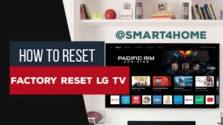 LG Smart TV : How To Reset/Factory Reset Your LG TV? [Reset LG Led Tv without Remote] @smart4home918