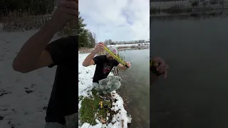 ALWAYS check ice thickness before skating 🏒