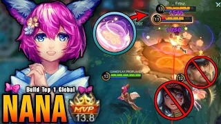 15 Kills No Death!! Nana Best Build 2022 - Build Top 1 Global Nana ~ MLBB