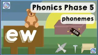 ew phonics sound | Phase 5 | Phonemes | Phonics ew lesson | ew digraph