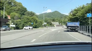 A Very Picturesque Drive from Krasnodar to SOCHI, Russia FULL TRIP!