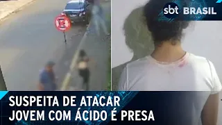Mulher suspeita de jogar ácido em jovem é presa no Paraná | SBT Brasil (24/05/24)