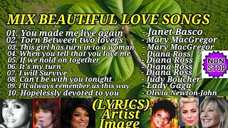 MIX- TOP 10 BEAUTIFUL LOVE SONGS COLLECTION (WITH LYRICS)