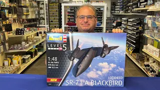 The NEW  Revell 1/48  SR-71 A Blackbird Model kit preview