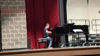 9 Year Old Child Slays Rush E on Piano at School Talent Show!!