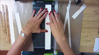 Cutting the same size strips trick