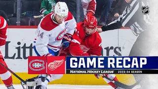 Canadiens @ Red Wings 11/9 | NHL Highlights 2023