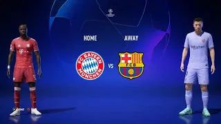FIFA 22 | bayern Munich vs barcelona | UEFA Champions League 22/23 | [4K] Gameplay