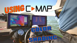Activating C-Map Color Shading on Lowrance