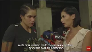 UFC 215: Entrevista no backstage com Amanda Nunes