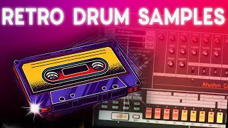 Retro Drum Kit - Fills, Toms, Snares, Kicks & More! Synthwave