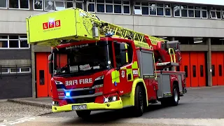 London Fire Brigade A213 Paddington Emergency One 32m Turntable Ladder Turnout