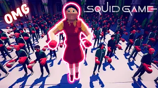 SQUID GAME DOLL vs PLAYERS | Totally Accurate Battle Simulator TABS