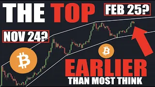 Bitcoin BTC: The BULL MARKET TOP May Be EARLIER Than You Expect! - (Nov24-Feb25 Top?)