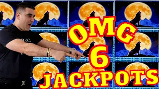 Unbelievable 6 JACKPOTS: Epic Wins on a Single Slot Machine!"