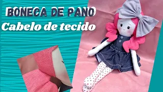 🔴 Boneca de pano para iniciante passo a passo