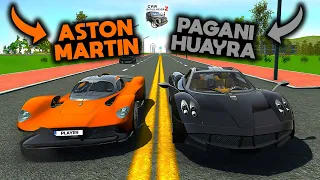 Kim Kazanır ? Pagani Huayra vs Aston Martin Valkyrie !!! Car Simulator 2